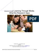 Multimodal Learning Through Media