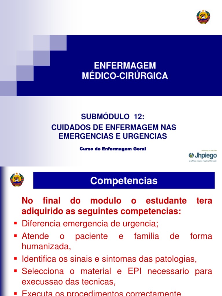Cuidados de Enfermagem Nas Emergencias e Urgencias PDF Choque