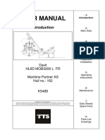 User Manual: Davit Hl6D Mob3200 L FR Maritime Partner AS Hull No.: 162