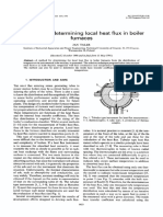 A Method of Determining Local Heat Flux in Boiler Furnaces