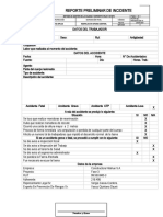 Reporte Preliminar de Incidente