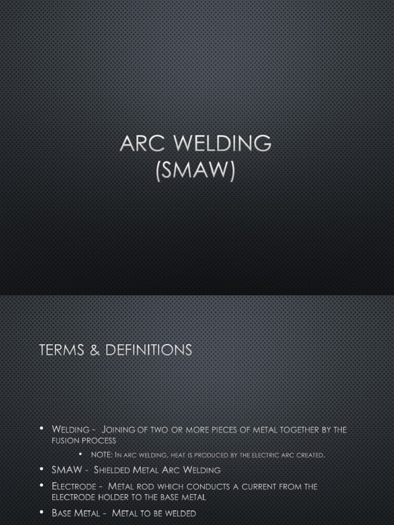 Introduction To Arc Welding PDF