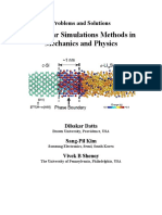 Problems and Solutions Molecular Simulat