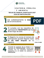 Convocatoria Eventuales 2do Periodo