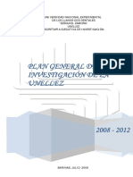 Plan General de Investigacion 2008 - 2012 Definitivo en Word 2003 (1)