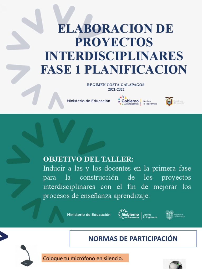 Guía para Proyectos Interdisciplinarios | PDF | Evaluación | Plan de ...