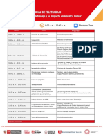 Programa I Congreso Internacional de Teletrabajo