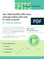 Your 2020 Benefits Offer More Coverage Options Than Ever. It's Time To Enroll!