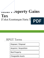 Real Property Gains Tax: (Cukai Keuntungan Harta Tanah)
