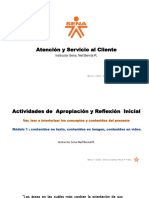 Atención y Servicio Al Cliente - Modulo 1 - Mayo 2021