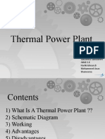 Thermal Power Plant: Presented By: Sanzeena Sainudeen Akhil.S.K Harikrishnan.B Mohammed Anas Shameena