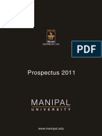 Manipal University Prospectus 2011