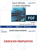 Aula Virtual Estructuras Discretas: Docente Ing. José Luis Alonso A, MSC