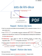 Les Tests de Khi-Deux