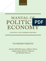 Vilfredo Pareto - Aldo Montesano Et Al. (Eds.) - Manual of Political Economy - A Critical and Variorum Edition (2014, Oxford University Press)