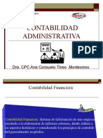 Contabilidad Administrativa: Dra. CPC Ana Consuelo Tineo Montesinos