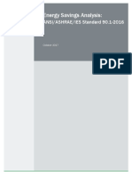 Energy Savings of 8% From ANSI/ASHRAE/IES Standard 90.1-2016