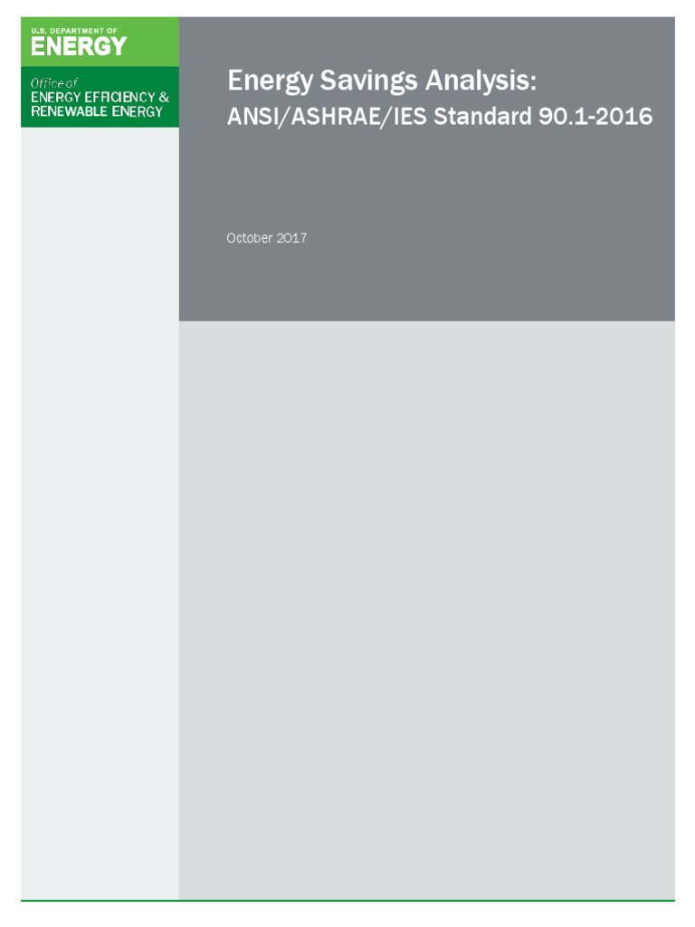Standard 90.1-2016 Determination TSD | PDF | Addendum | United States Code