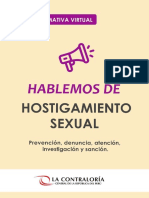 Cartilla Informativa Virtual - Hostigamiento Sexual