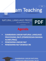 Eam Teaching: Natural Language Processing (NLP)