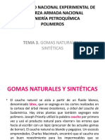 Gomas Naturales y Sintéticas