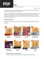 Know Your Potatoes: From Our Selection