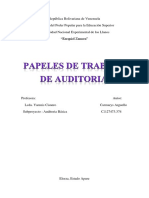 Modulo Iii Papeles de Trabajo de Auditoria