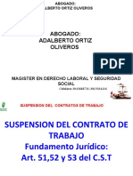LABORAL INDIVIDUAL  SUSPENSION  DEL CONTRATO DE TRABAJO SEGUNDO PARCIAL (1)