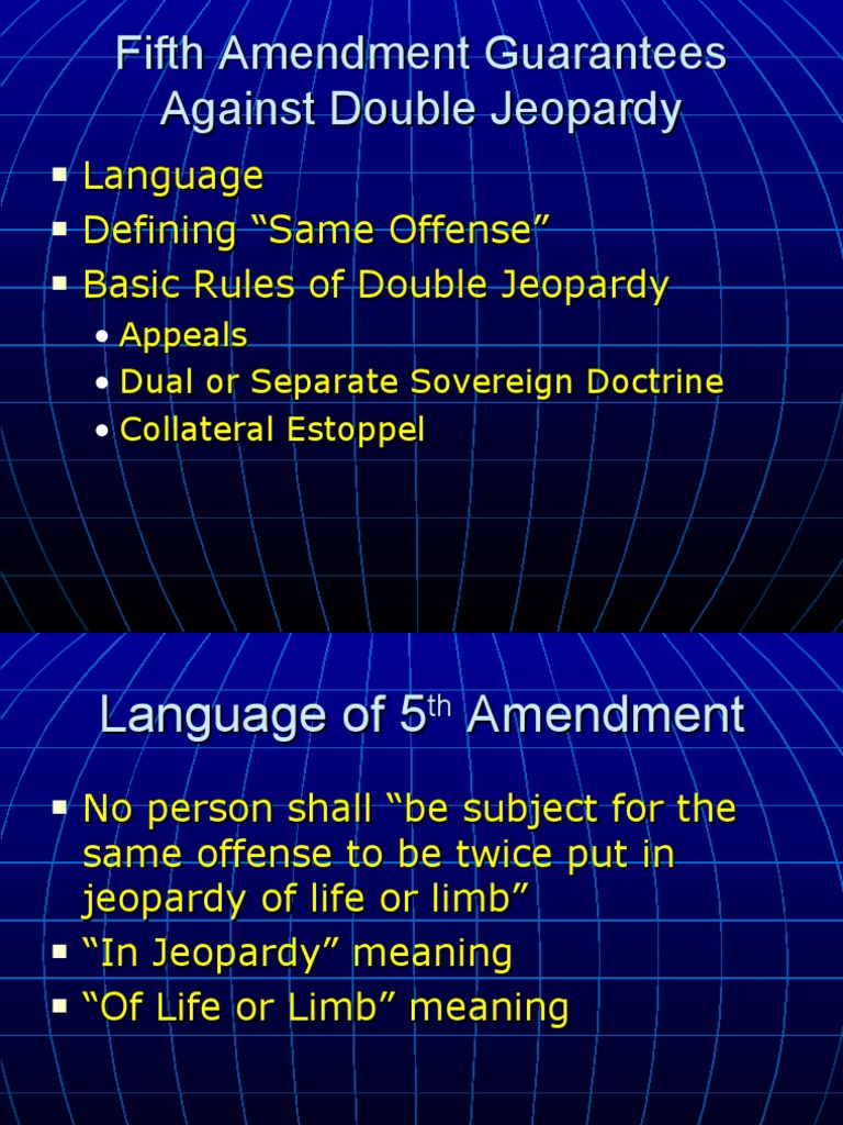Understanding Double Jeopardy Rights | PDF | Double Jeopardy | Criminal ...