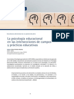 La Psicología Educacional en Las Intersecciones de Campos y Prácticas Educativas