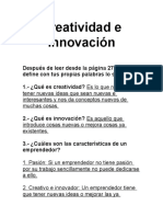 Creatividad e Innovación