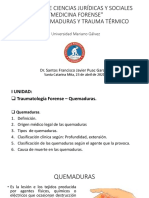 Medicina Forense - DR Santos Puac - Quemaduras, Trauma Térmico