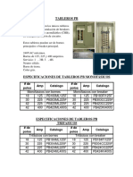 Tableros PB PRL 1 2 3 y 4