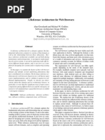 A Reference Architecture For Web Browsers