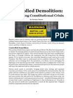 Controlled Demolition The Coming Constitutional Crisis
