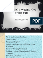 Project Work of English