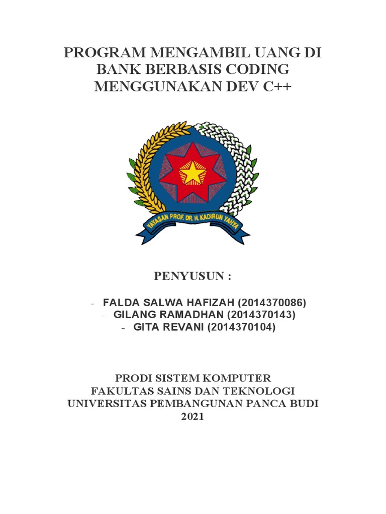 Coding Program Penarikan Uang Bank | PDF