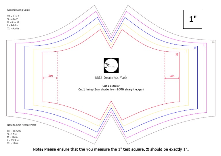 Seamless Mask Sizing Guide | PDF