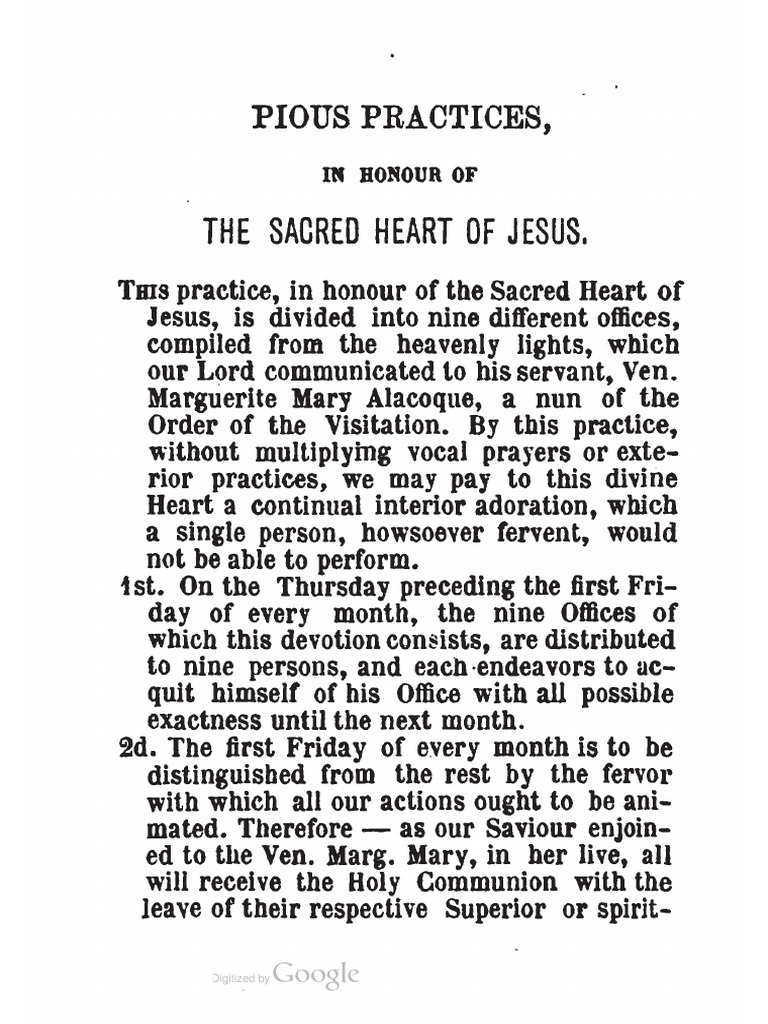 Nine Offices of The Sacred Heart of Jesus PDF