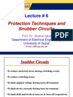 Lecture # 6: Protection Techniques and Snubber Circuits