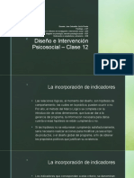 Diseño e Intervención Psicosocial - Clase 12 - Incompleto