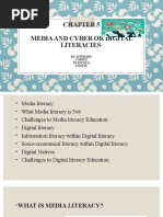 Media and Cyber or Digital Literacies: By: Atterado Corpuz Francisco Lovete