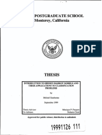 Naval Postgraduate School Monterey, California: Introduction To Hidden Markov Models and