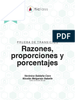 Razones, Proporciones y Porcentajes