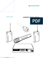 Evolution Wireless Series W 100: Instruction Manual