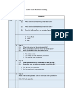 Answer Sheet-Password Cracking