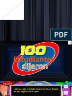 100 Alumnos Dijeron