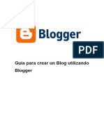 Guía para Crear Un Blog Utilizando Blogger
