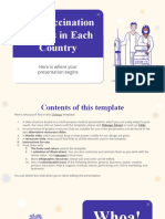 The Vaccination Process in Each Country