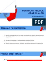 Formulasi Produk Obat Inhaler